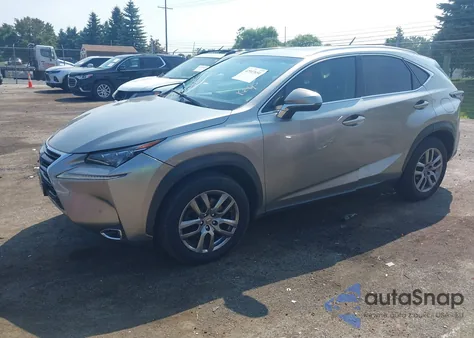 2015 Lexus Nx 200T from USA, damaged, VIN JTJBARBZ7F2010976